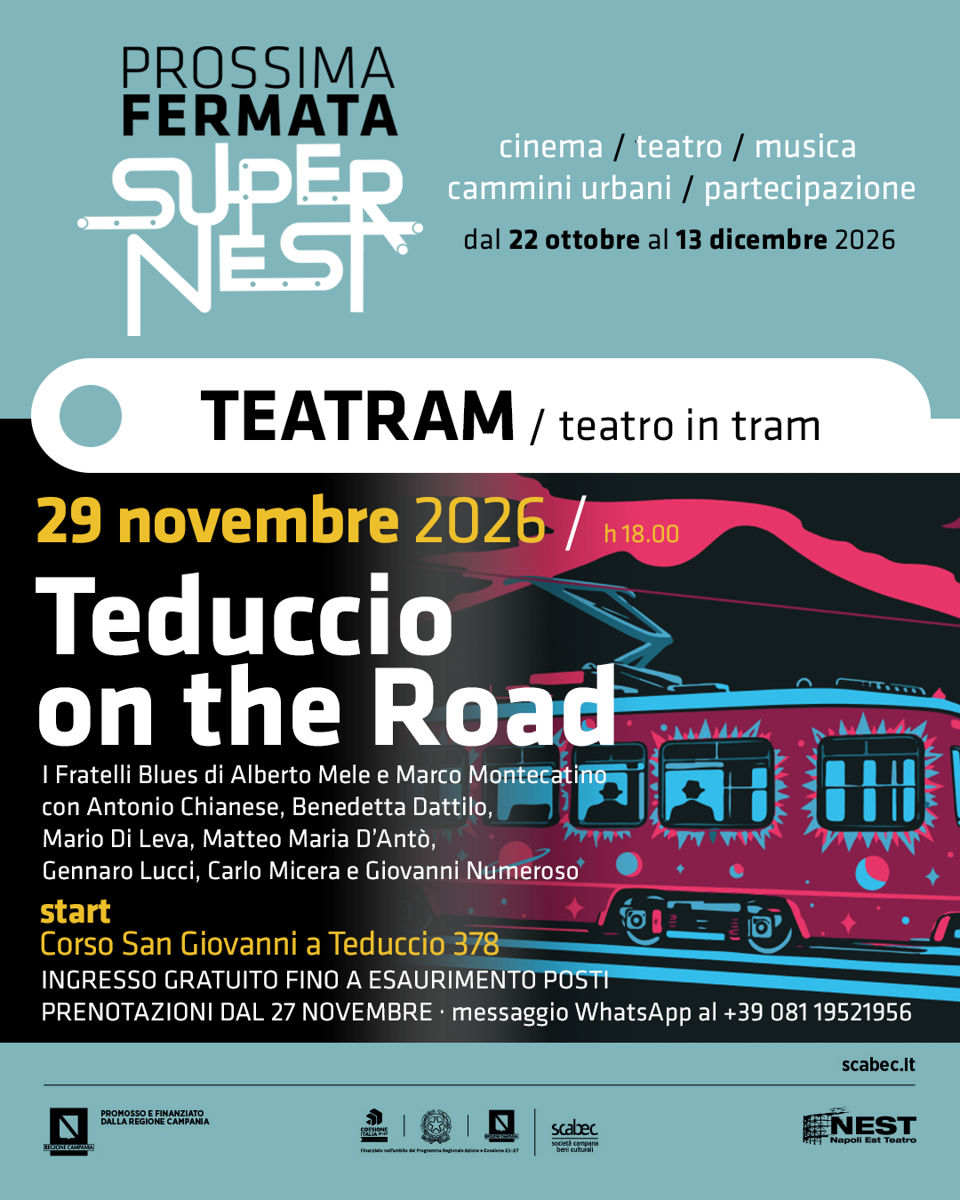 SUPERNEST 11 29 TEATRAM TEDUCCIO ON THE ROAD